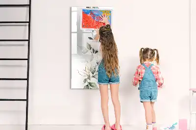 Magnetická popisovací tabule sítinové listy