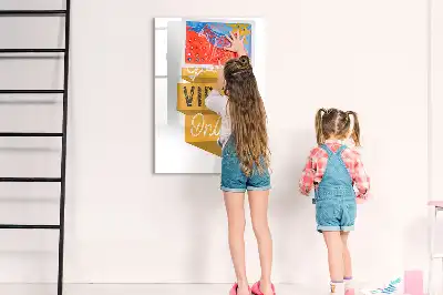 Magnetická tabule na kreslení Dobré vibrace