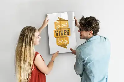 Magnetická tabule na kreslení Dobré vibrace