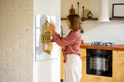 Magnetická tabule na kreslení Dobré vibrace