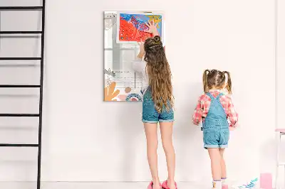 Magnetická popisovací tabule měsíční plánovač