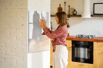 Magnetická tabule na kreslení se vzorem stínu palmového listu