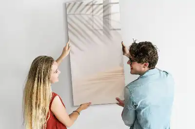 Magnetická tabule na kreslení se vzorem stínu palmového listu