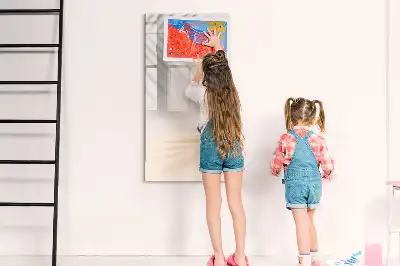 Magnetická tabule na kreslení se vzorem stínu palmového listu