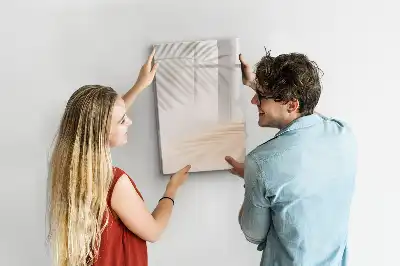 Magnetická tabule na kreslení se vzorem stínu palmového listu
