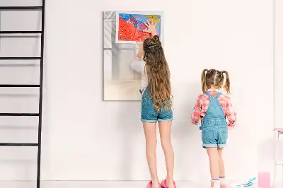 Magnetická tabule na kreslení se vzorem stínu palmového listu