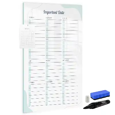 Magnetická popisovací tabule pro důležitá data