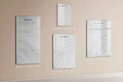 Magnetická popisovací tabule pro důležitá data
