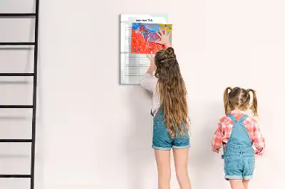 Magnetická popisovací tabule pro důležitá data