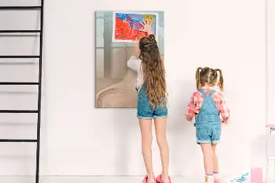 Magnetická tabule na kreslení míchání barev