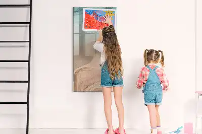 Magnetická tabule na kreslení míchání barev
