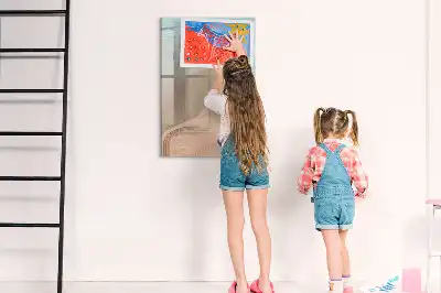 Magnetická tabule na kreslení míchání barev