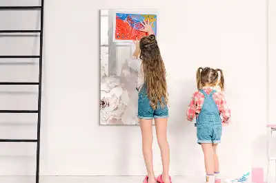 Magnetická popisovací tabule motiv pivoňkové růže