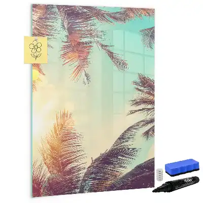 Magnetická kreslicí tabule motiv tropická palma