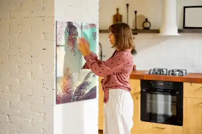 Magnetická kreslicí tabule motiv tropická palma