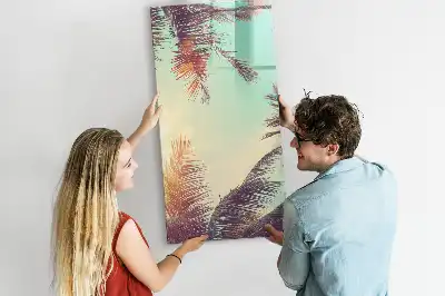 Magnetická kreslicí tabule motiv tropická palma