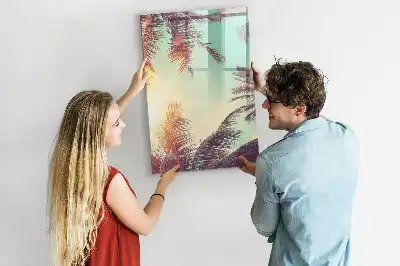 Magnetická kreslicí tabule motiv tropická palma