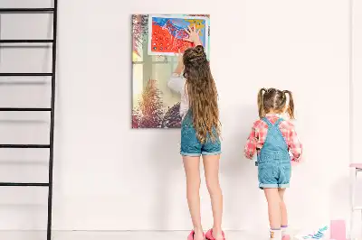 Magnetická kreslicí tabule motiv tropická palma