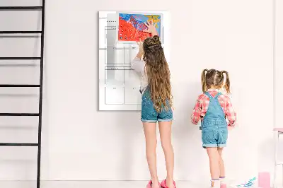 Magnetická popisovací tabule měsíční plánovací kalendář