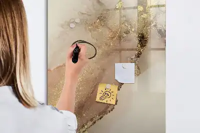 Magnetická tabule na kreslení v designu lesklého mramoru