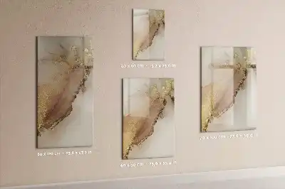 Magnetická tabule na kreslení v designu lesklého mramoru