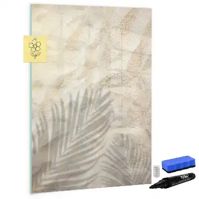 Magnetická popisovací tabule s motivem letní pláže s pískem