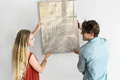 Magnetická popisovací tabule s motivem letní pláže s pískem