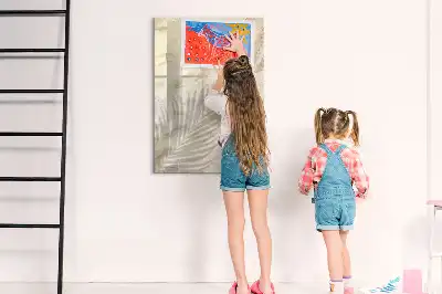 Magnetická popisovací tabule s motivem letní pláže s pískem