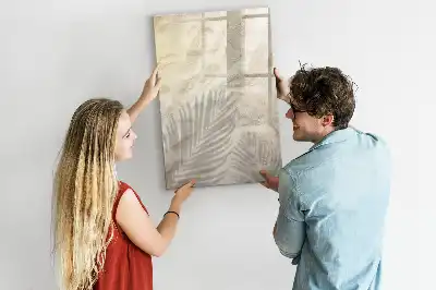 Magnetická popisovací tabule s motivem letní pláže s pískem