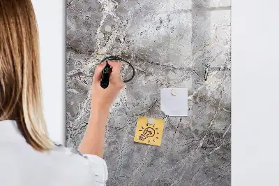 Magnetická tabule na kreslení v dekoru tmavý mramor