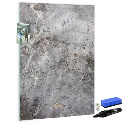Magnetická tabule na kreslení v dekoru tmavý mramor