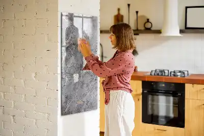 Magnetická tabule na kreslení v dekoru tmavý mramor