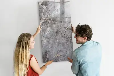 Magnetická tabule na kreslení v dekoru tmavý mramor
