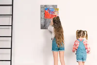 Magnetická tabule na kreslení v dekoru tmavý mramor