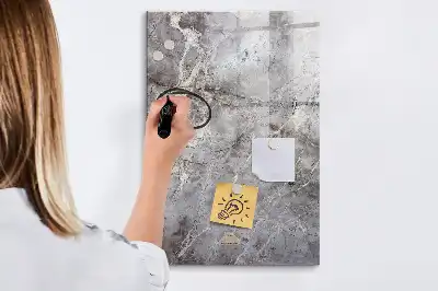 Magnetická tabule na kreslení v dekoru tmavý mramor