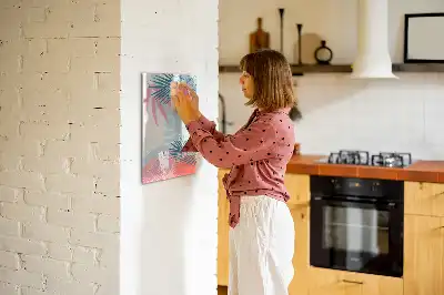 Magnetická popisovací tabule pastelové listy