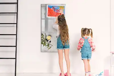 Magnetická kreslicí tabule beton a olivy