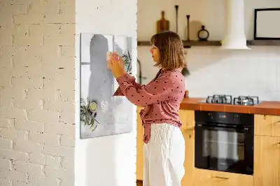 Magnetická kreslicí tabule beton a olivy