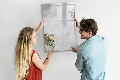 Magnetická kreslicí tabule beton a olivy