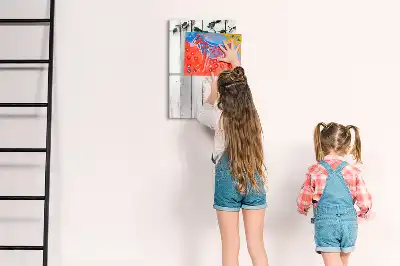 Magnetická tabule na kreslení dřevěné provedení