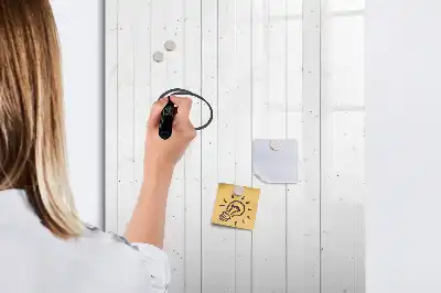 Magnetická popisovací tabule z přírodního dřeva