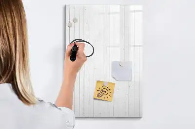 Magnetická popisovací tabule z přírodního dřeva