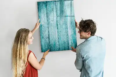 Magnetická popisovací tabule v dekoru modré dřevo