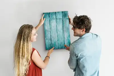 Magnetická popisovací tabule v dekoru modré dřevo