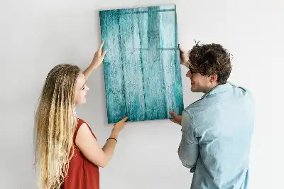 Magnetická popisovací tabule v dekoru modré dřevo