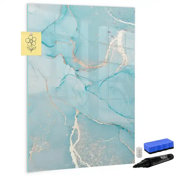 Magnetická popisovací tabule s dekorem mramoru