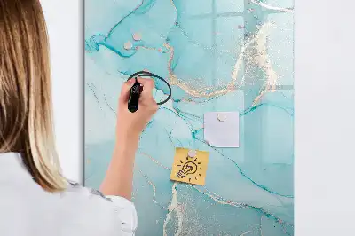 Magnetická popisovací tabule s dekorem mramoru
