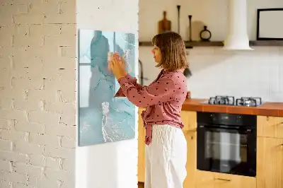 Magnetická popisovací tabule s dekorem mramoru