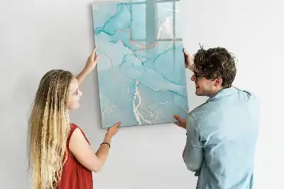 Magnetická popisovací tabule s dekorem mramoru