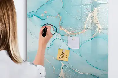 Magnetická popisovací tabule s dekorem mramoru